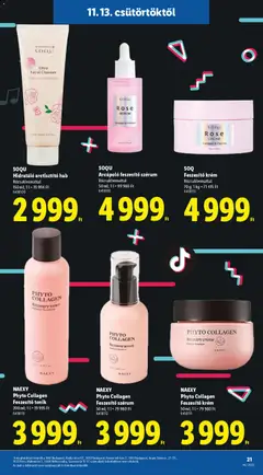 SOQU Arcapoló feszesítő szérum, Rózsakivonattal, 50 ml - amely érvényes a következő dátumtól: 13.11.2025 | Oldal: 21