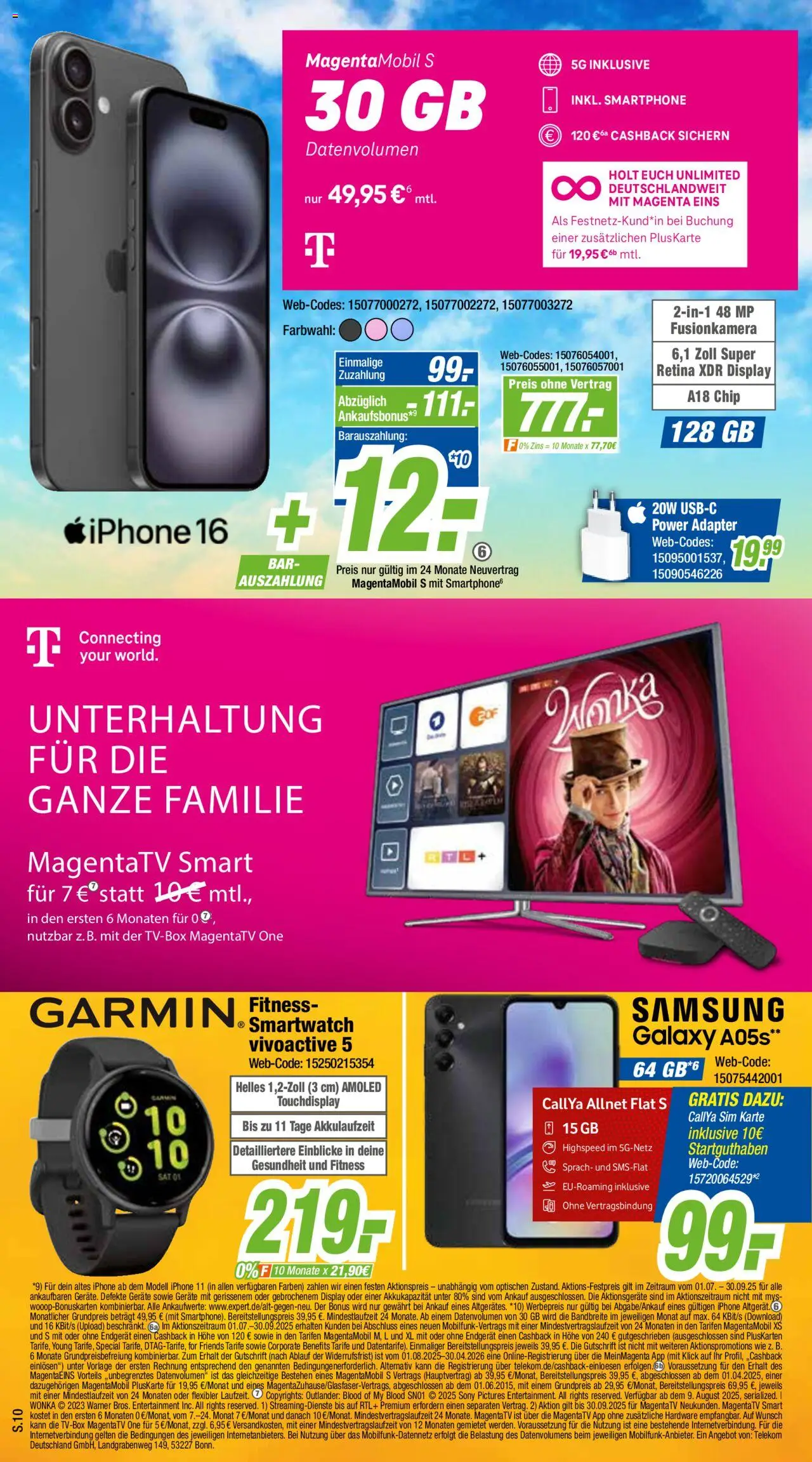 Expert Prospekt Grean Deals - gültig ab dem 01.08.2025 | Seite: 10 | Produkte: Smartwatch, Samsung, Iphone, Smartphone