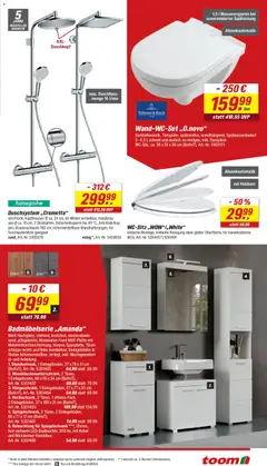 Toom Baumarkt Prospekt 	 ab 04.04.2026 gültig | Seite: 21 | Produkte: Kabel, Spiegelschrank, Duschkopf