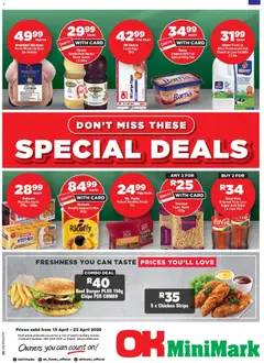 OK Foods specials catalogue – valid from 15.04.2026