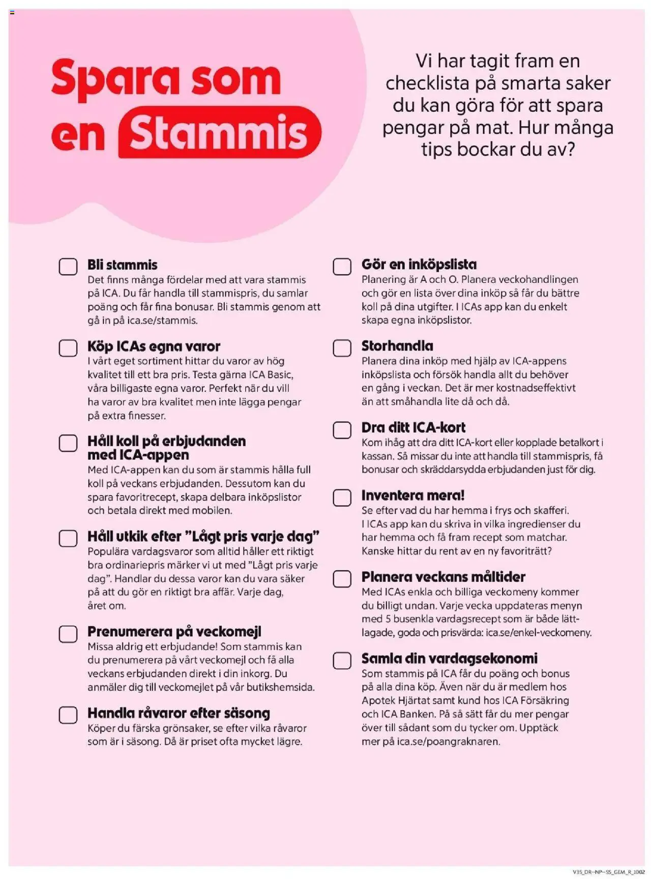 ICA Supermarket reklamblad aktuell från 25.08.2025 | Sida: 7 | Produkter: Häll, Frys