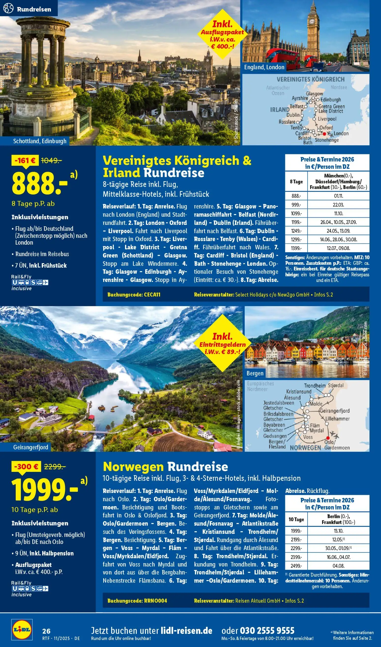Lidl Reisen - Black Friday – gültig ab 12.11.2025 | Seite: 26 | Produkte: Uhr