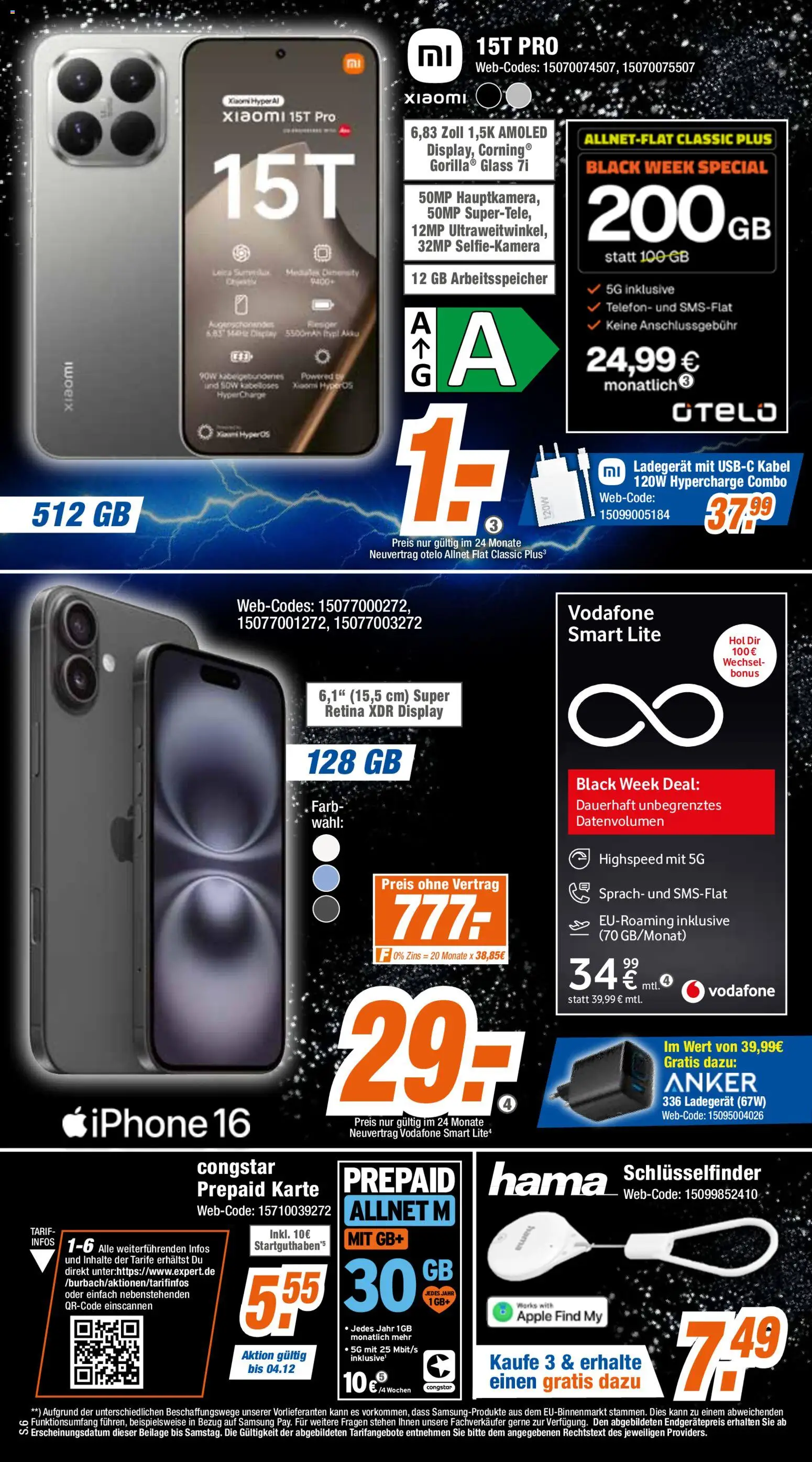 Expert - Cyber Nikolaus – gültig ab 01.12.2025 | Seite: 6 | Produkte: Kabel, Samsung, Apple, Ladegerät