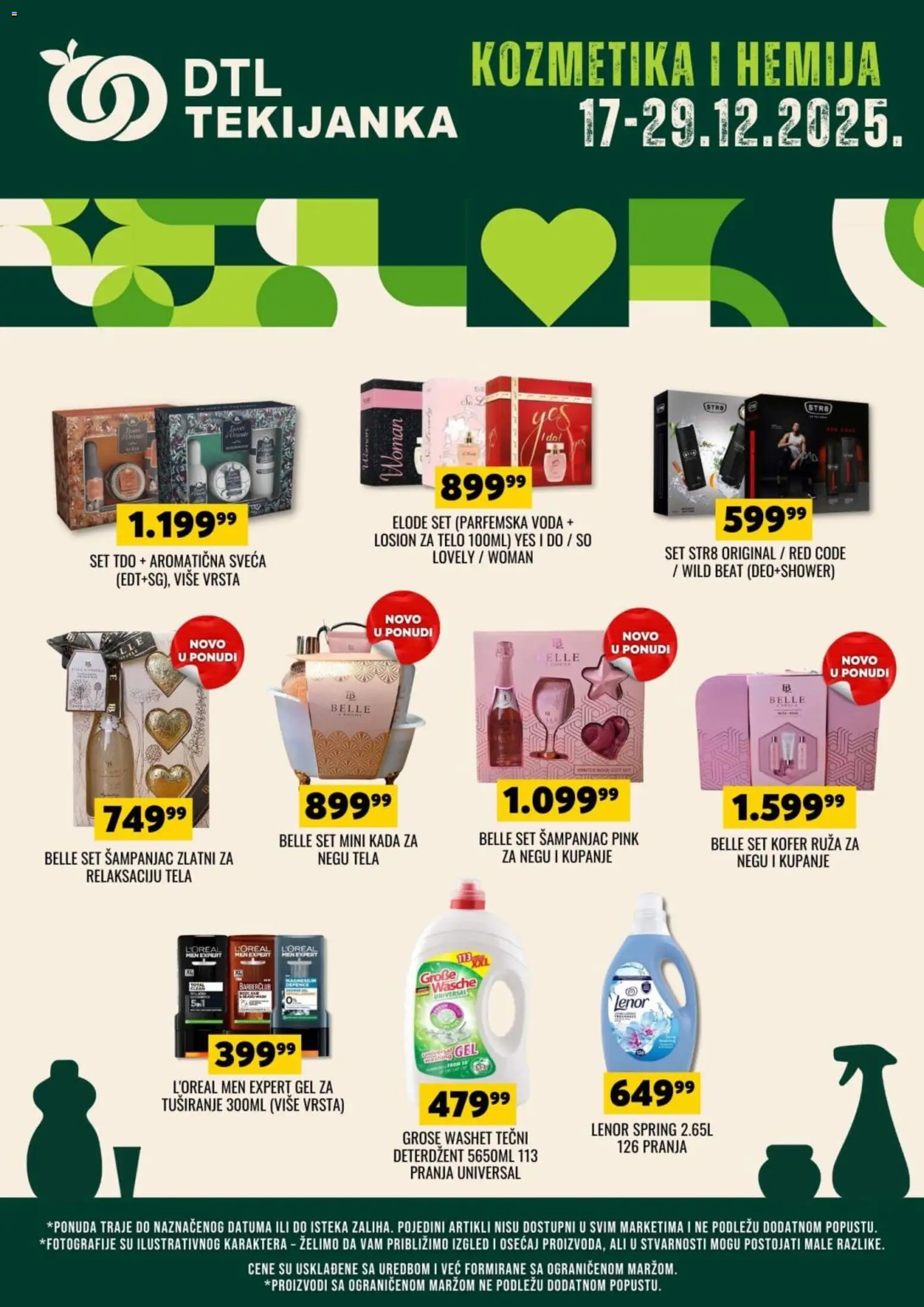 Tekijanka katalog - važi od 17.12.2025 | Strana: 1 | Proizvode: Deterdžent, Kofer, So, Gel za tuširanje