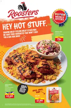 Preview of Aldi - Weekly offers UK Specialbuys valid from 19.03.2026 | Page: 4 | Products: Chicken, Chicken breast, Rice, Lemon