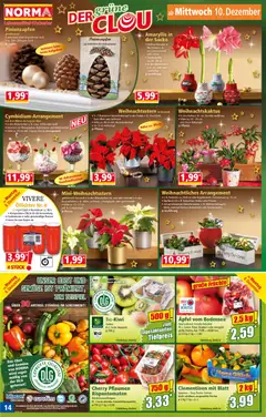 Norma Flugblatt ab 08.12.2025 gültig | Seite: 14 | Produkte: Gemüse, Obst, Duft, Creme