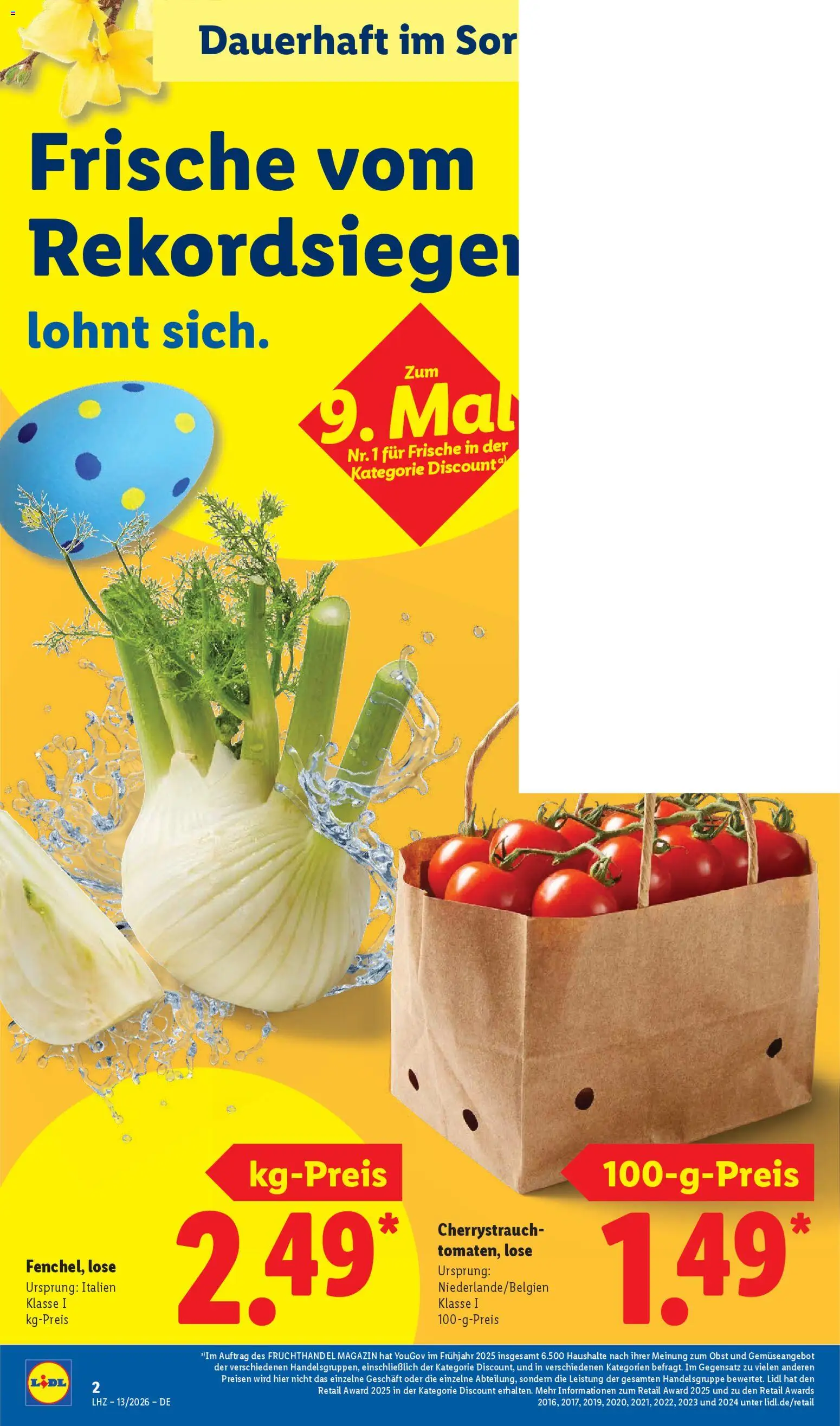 Lidl Prospekt – gültig ab 23.03.2026 | Seite: 4 | Produkte: Obst
