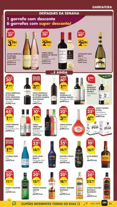 Pré-visualização WHISKY IRLANDÊS BUSHMILLS, 70cl válido de 03.02.2026 | Página: 23