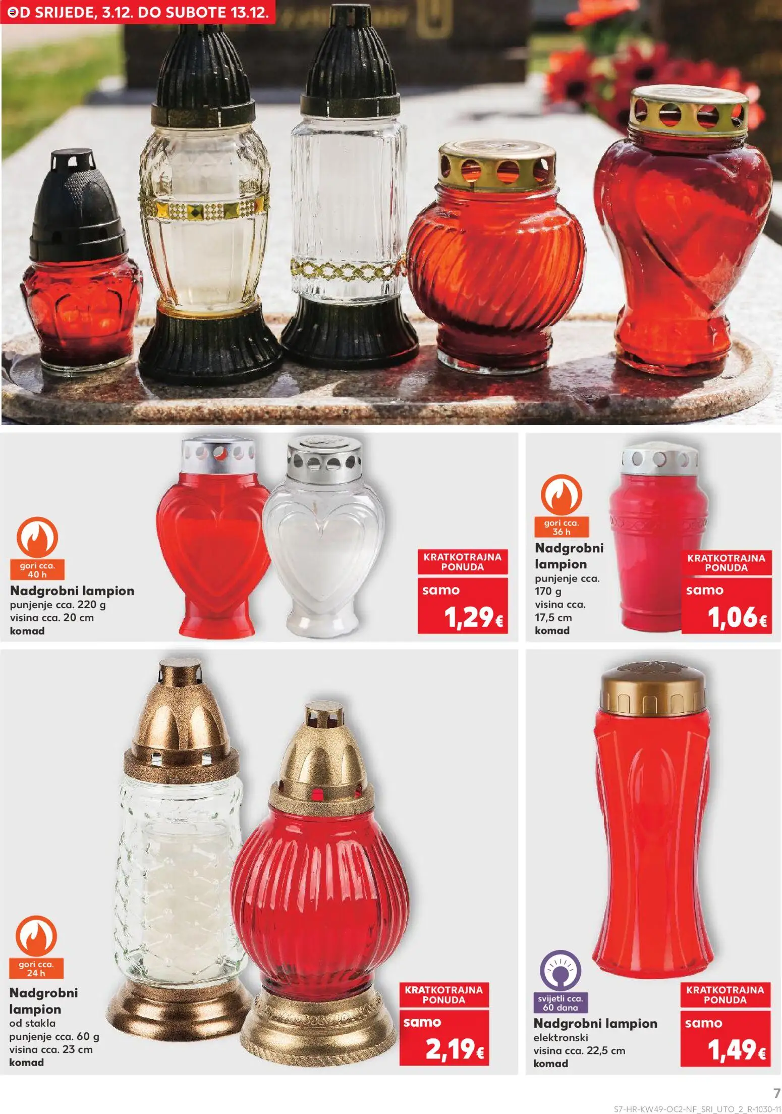 Kaufland katalog | vrijedi od 03.12.2025 | Stranica: 7 | Proizvodi: Lampion