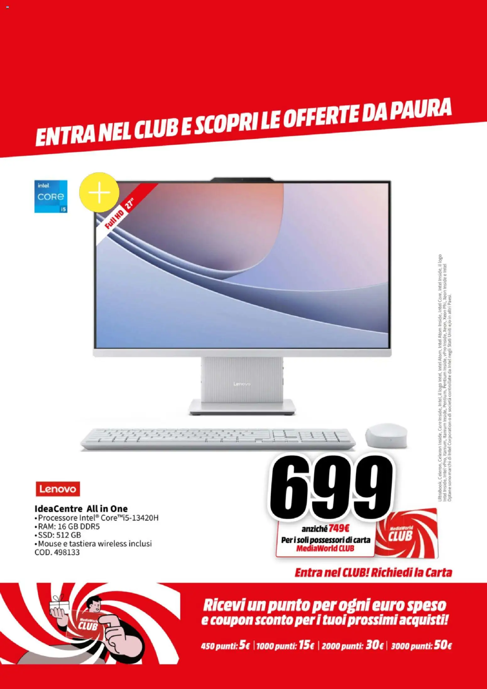 Volantino Media World del 27.10.2025 | Pagina: 22 | Prodotti: Mouse, Tastiera