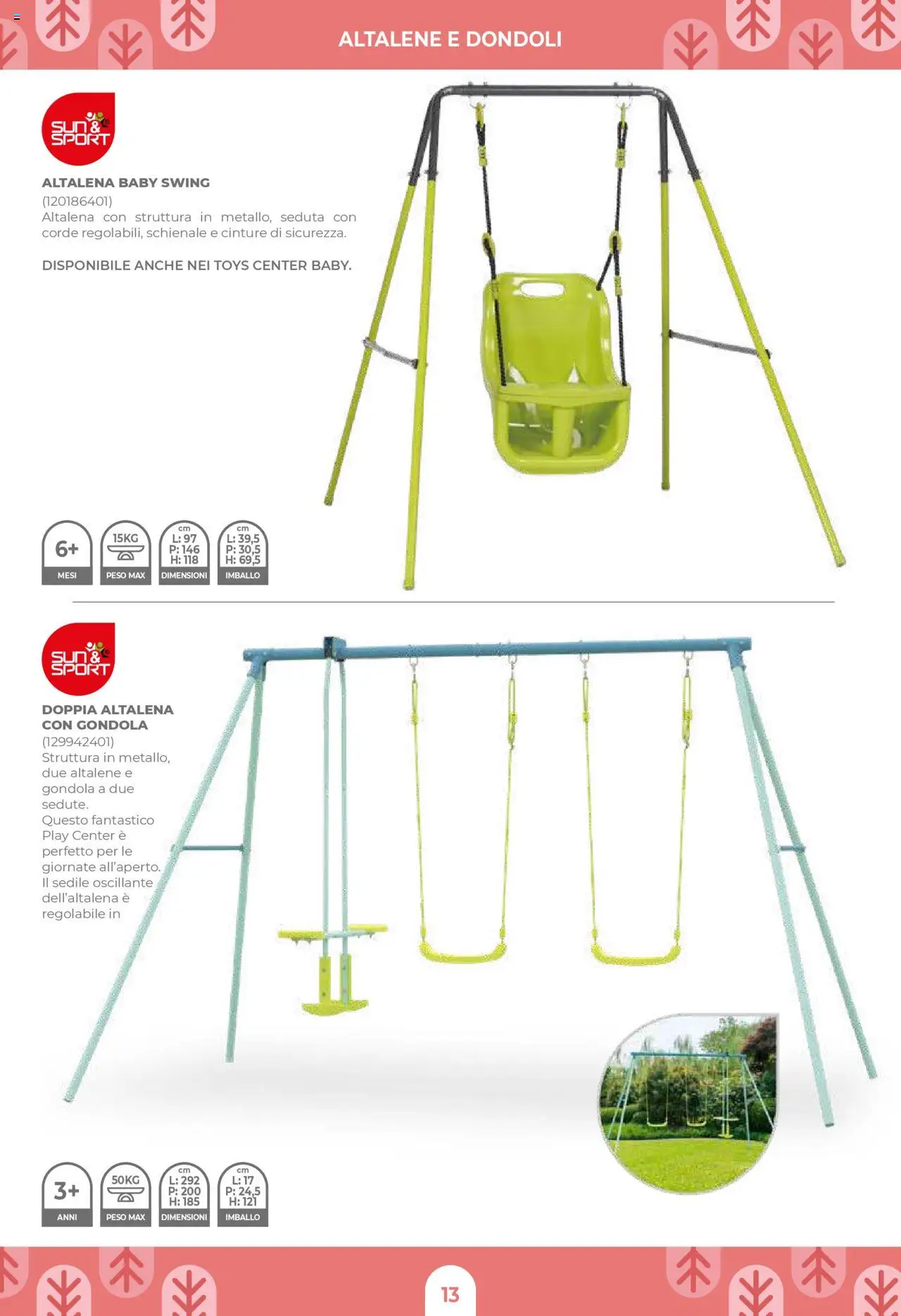 Volantino Toys Center del 03.04.2025 | Pagina: 15 | Prodotti: Altalena