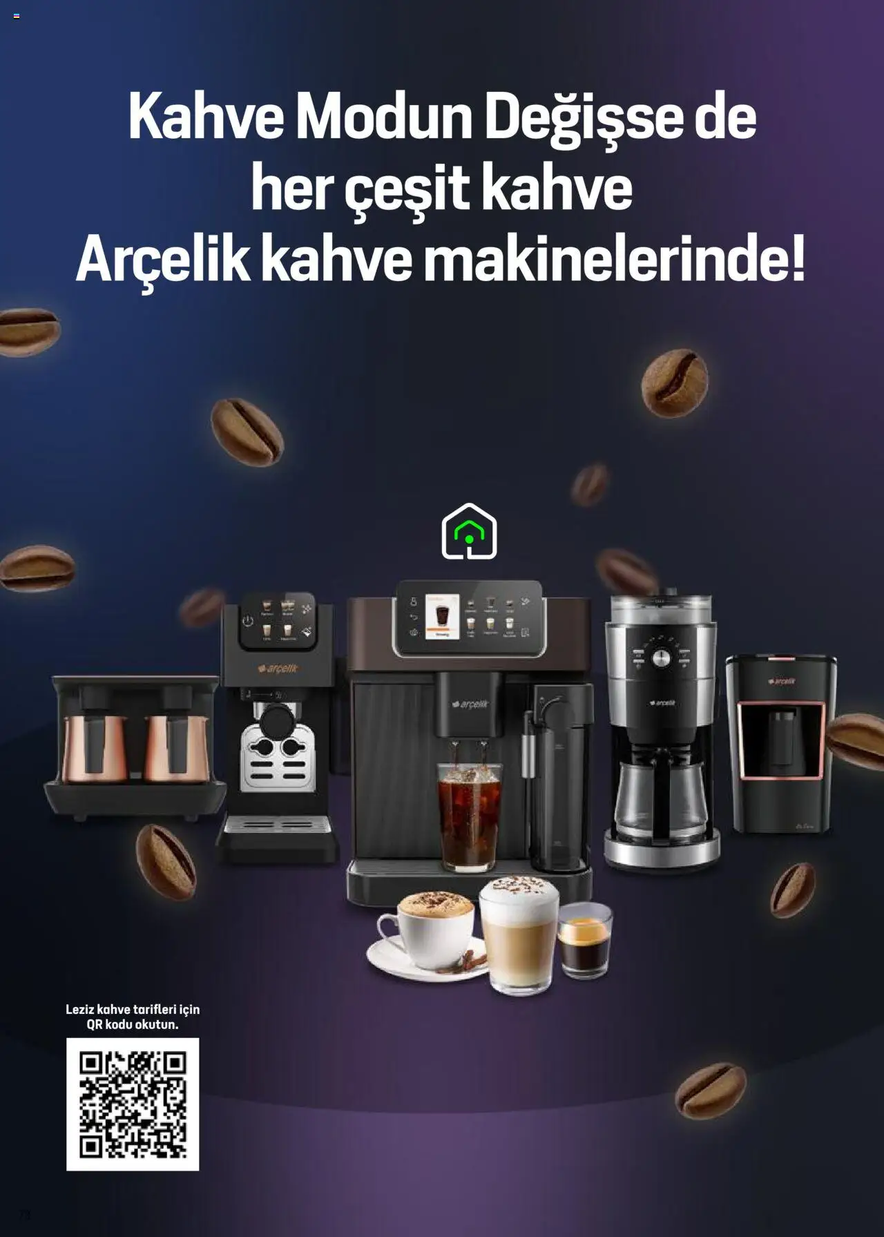 Arçelik Katalog - 01.06.2025 tarihinden itibaren geçerlidir | Sayfa: 73 | Ürünler: Kahve