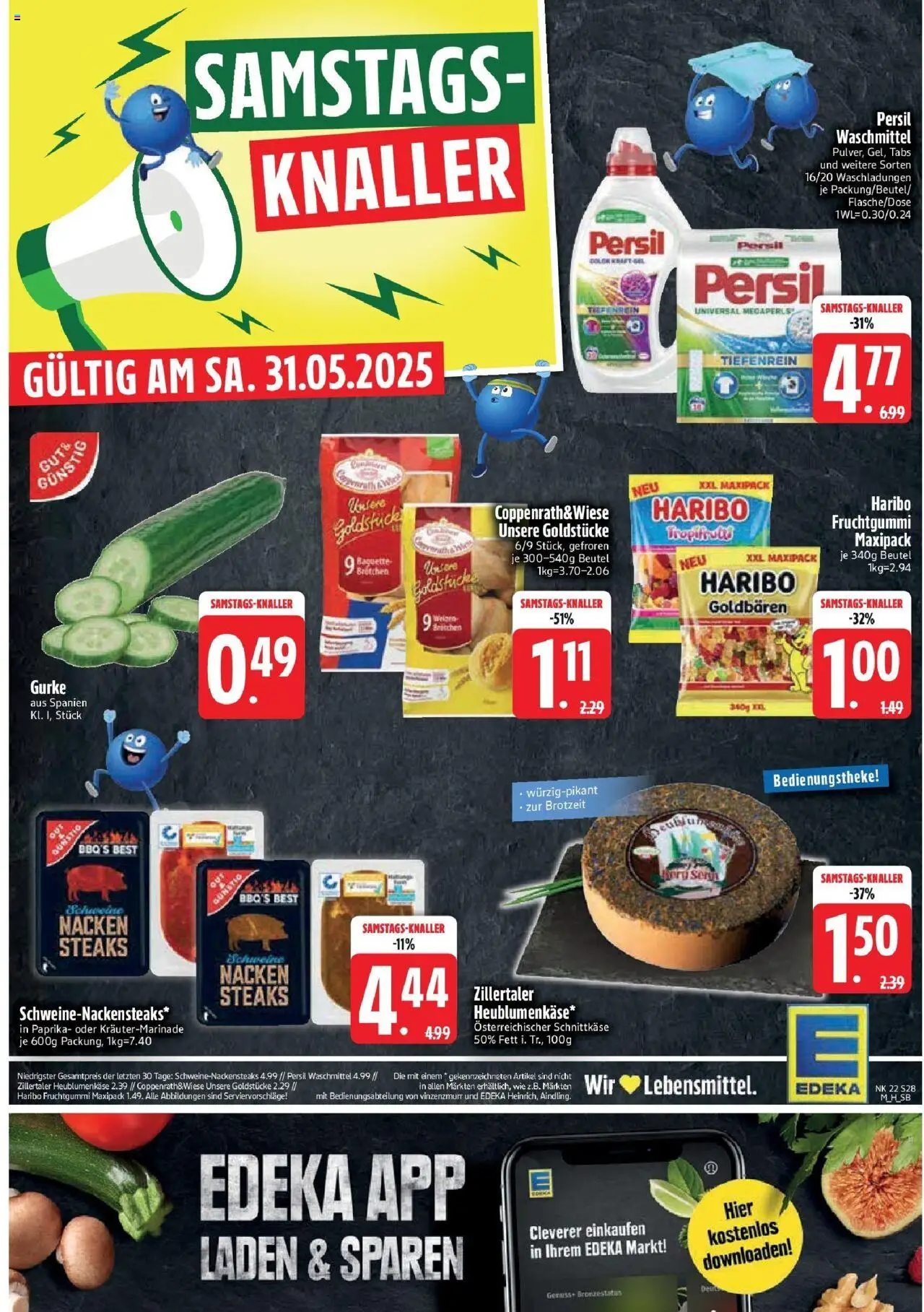 Edeka prospekt Bodenwöhr	 - gültig ab dem 25.05.2025 | Seite: 30 | Produkte: Haribo, Baguette, Paprika, Persil