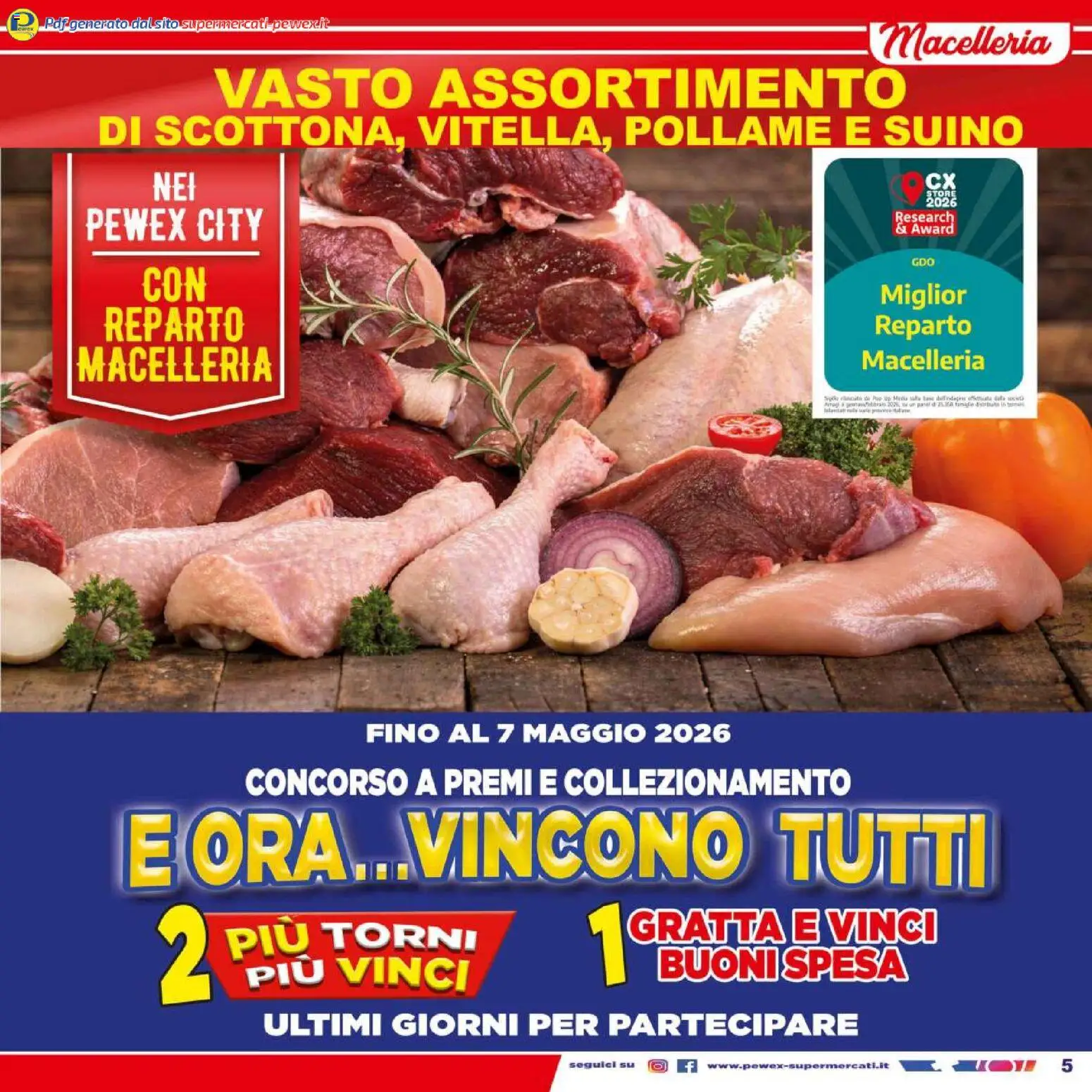 Volantino Pewex del 29.04.2026 | Pagina: 5 | Prodotti: Suino