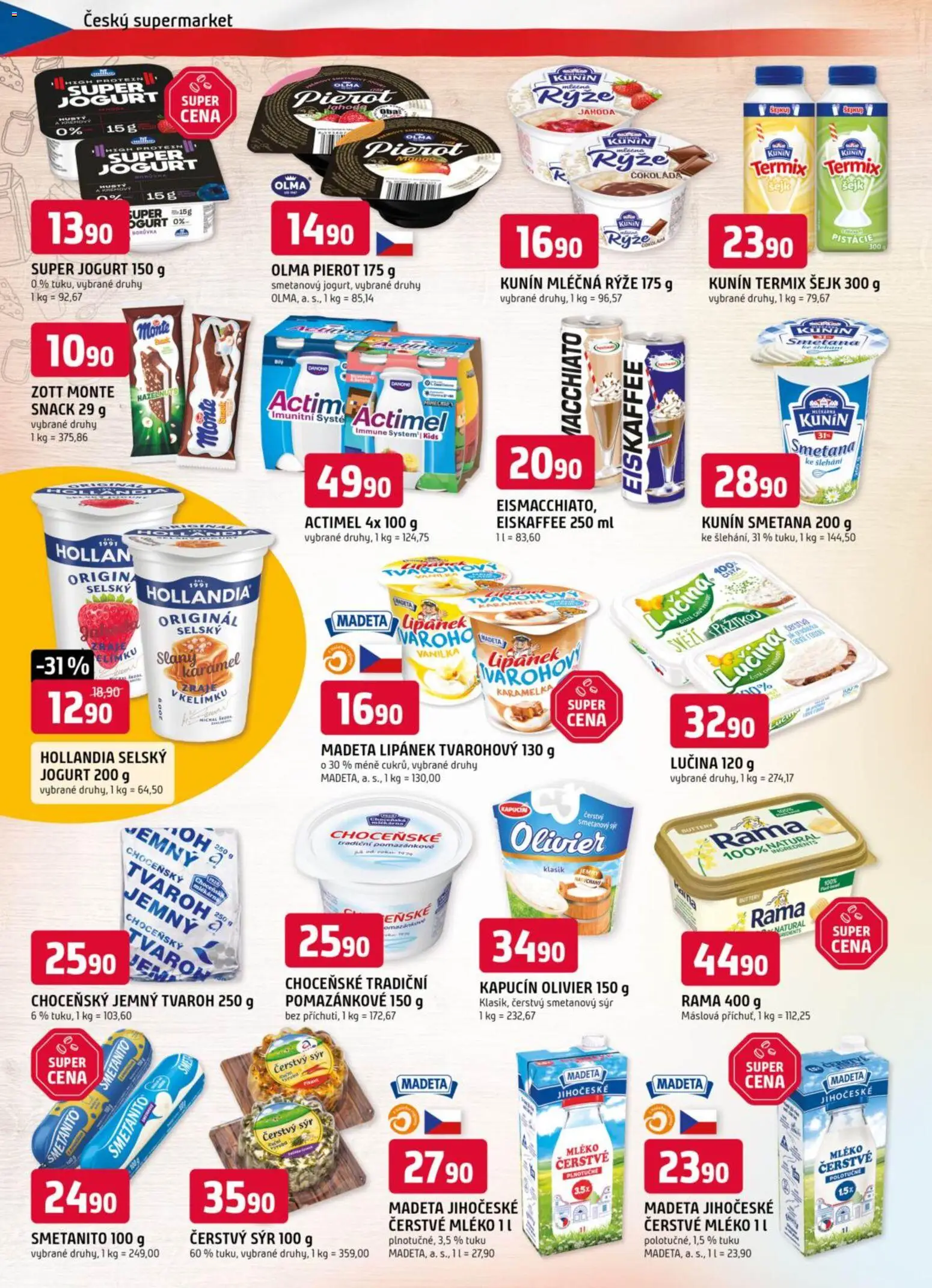 Trefa leták od 04.03.2026 | Strana: 4 | Produkty: Lipánek, Smetana, Termix, Smetanový sýr