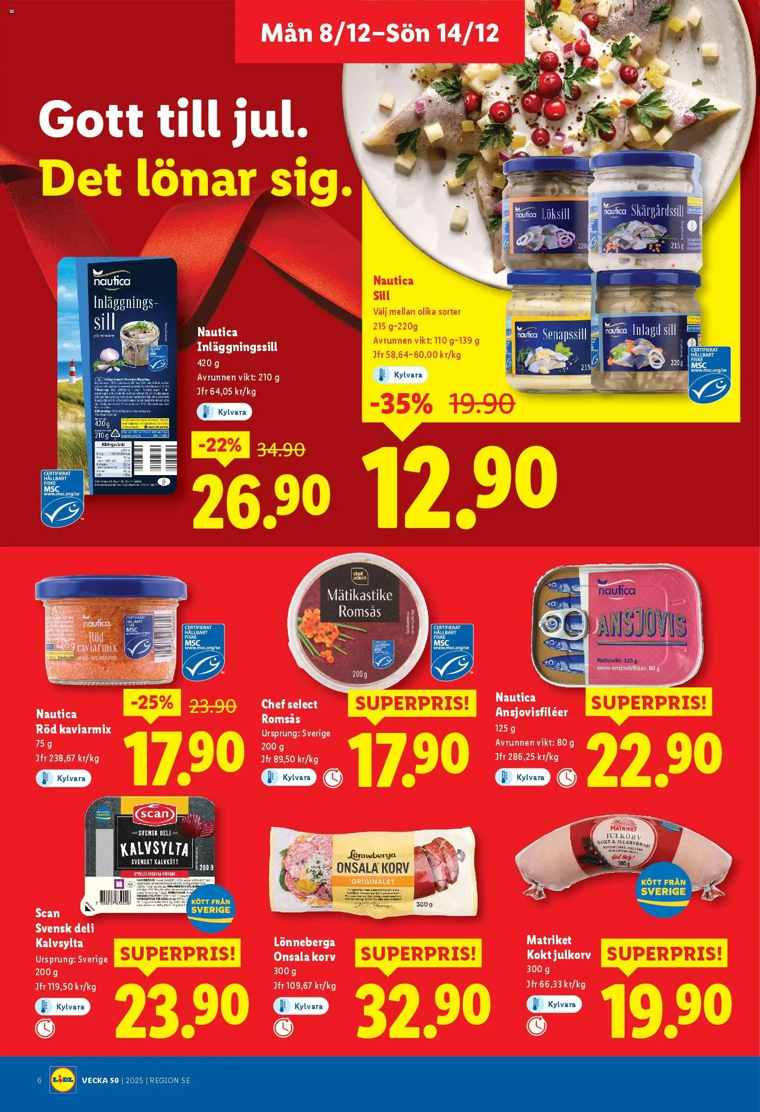 Lidl reklamblad aktuell från 08.12.2025 | Sida: 6