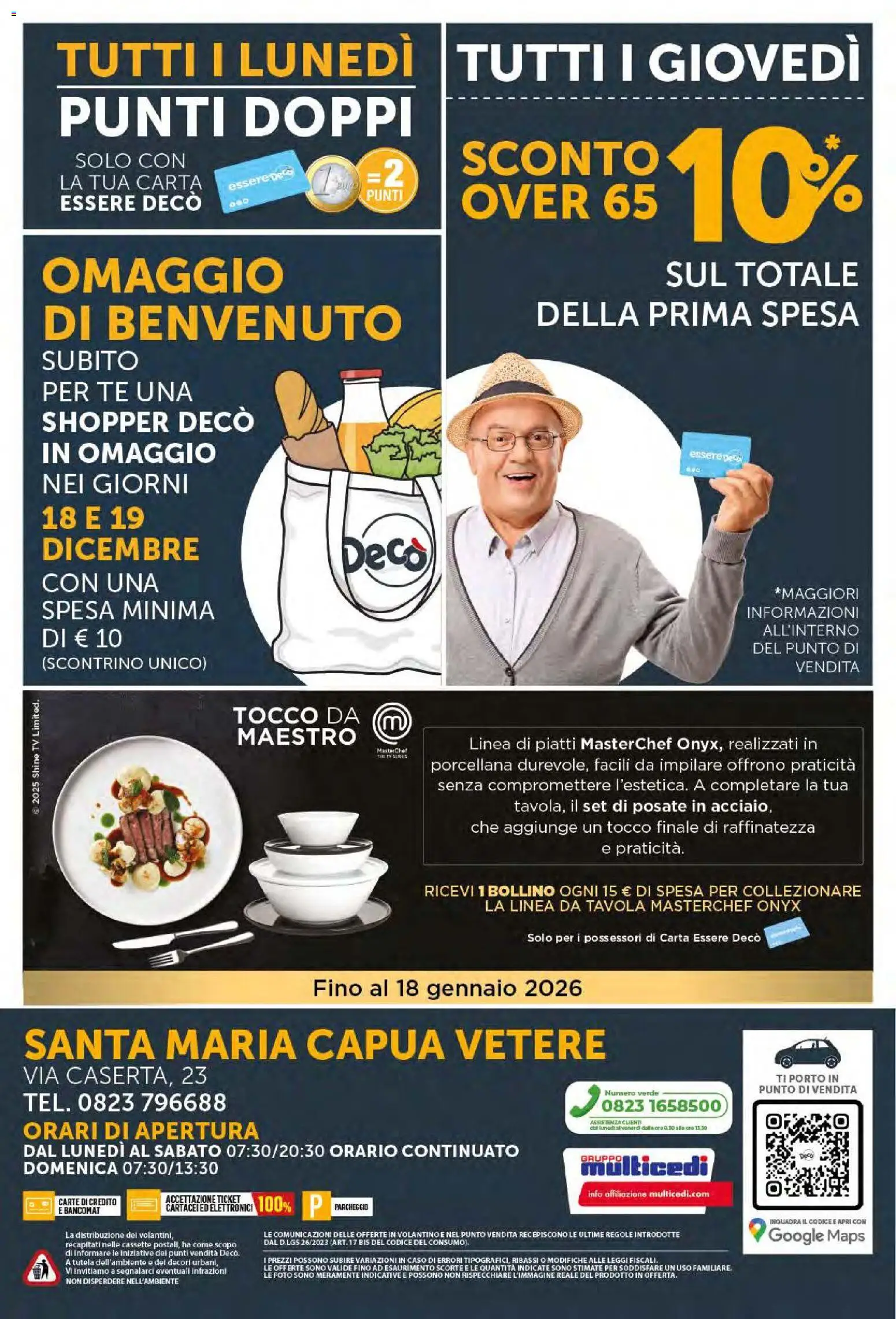 Volantino Decò del 18.12.2025 | Pagina: 28 | Prodotti: Posate, Tè, TV