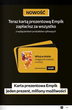 Pogląd oferty "Empik promocje" - ważna od 11.03.2026 | Strona: 119 | Produkty: Karta