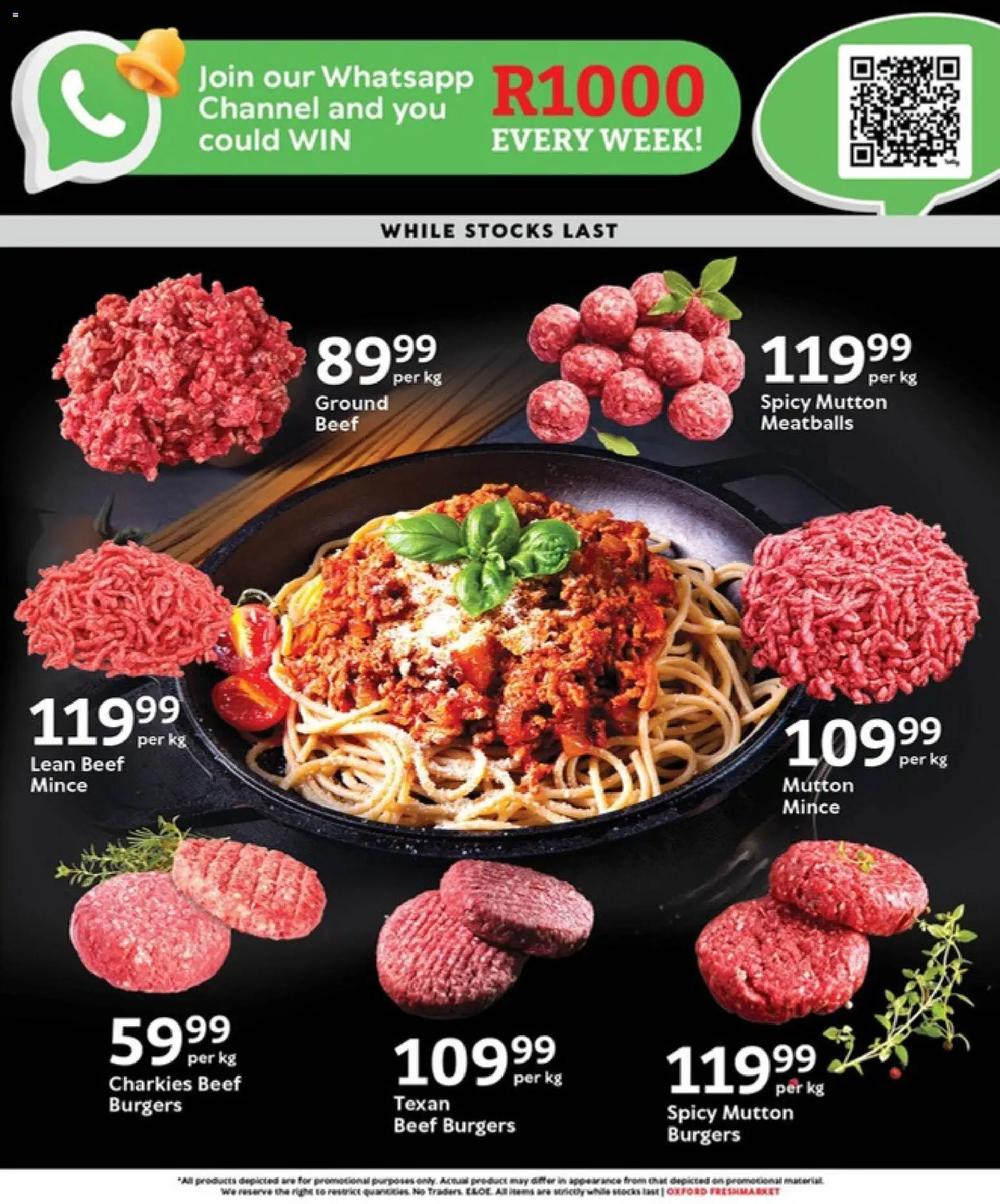 New Oxford Freshmarket catalogue – valid from 08.04.2026 | Page: 5 | Products: Beef, Burgers