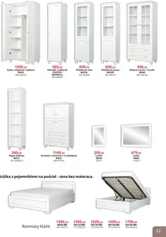 Pogląd oferty "Bodzio Katalog" - ważna od 01.01.2026 | Strona: 61 | Produkty: Szafa, Komoda, Witryna, Regał