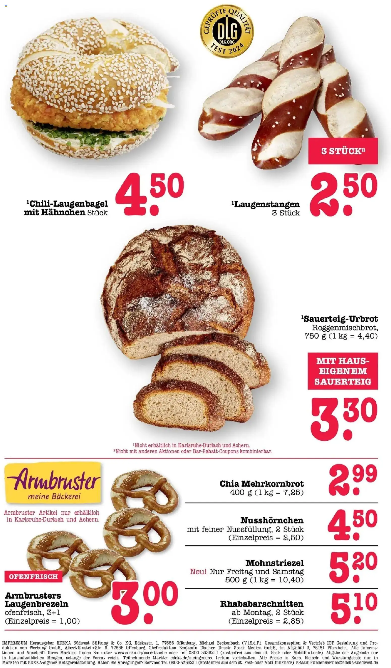 E center Prospekt Sinzheim	 – gültig ab 16.03.2026 | Seite: 12 | Produkte: Hahnchen, Bäckerei, Fleisch