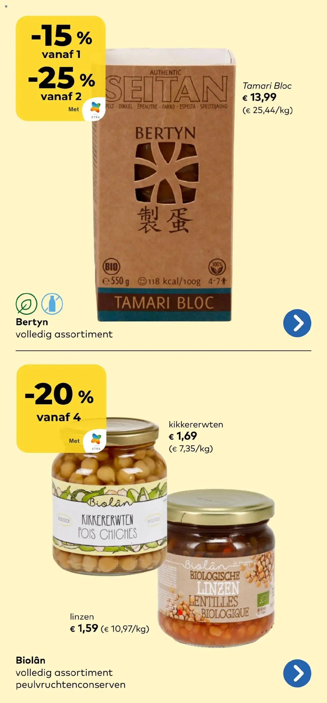  | Pagina: 7 | Producten: Kikkererwten, Linzen