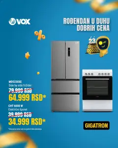 Gigatron katalog - pregled Gigatron kataloga - važi od 02.03.2026 | Strana: 5 | Proizvode: Frižider, Šporet