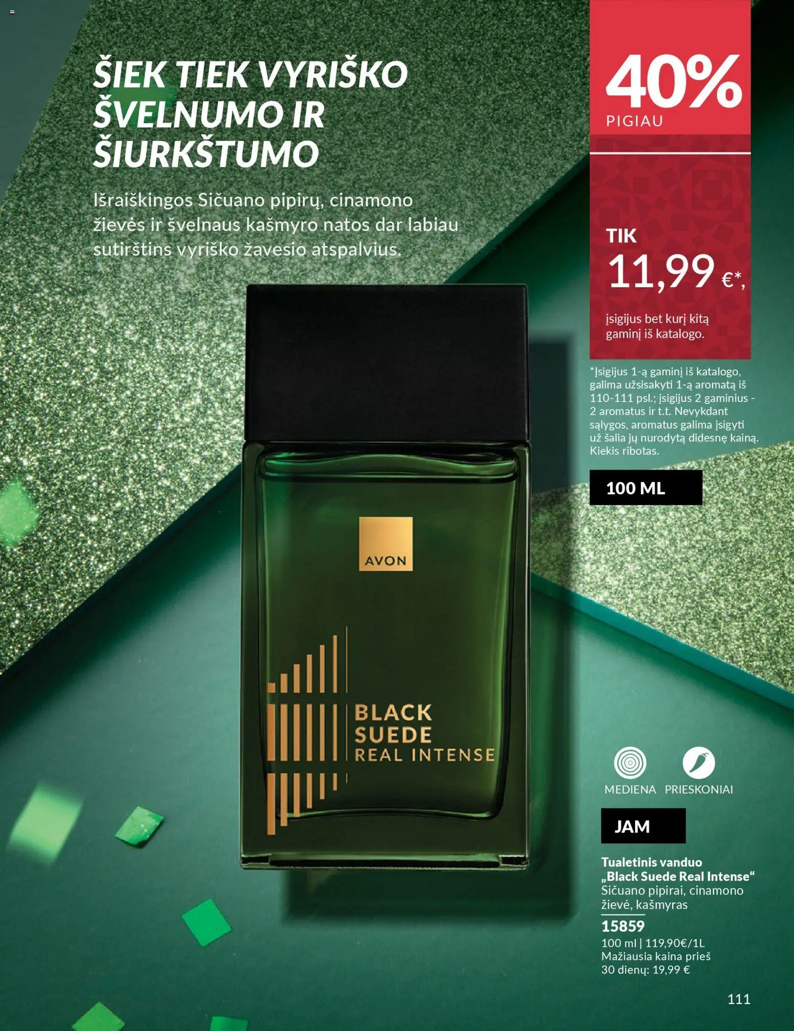 AVON akcijos nuo 01.11.2025 | Puslapis: 111 | Prekių: Tualetinis vanduo, Prieskoniai