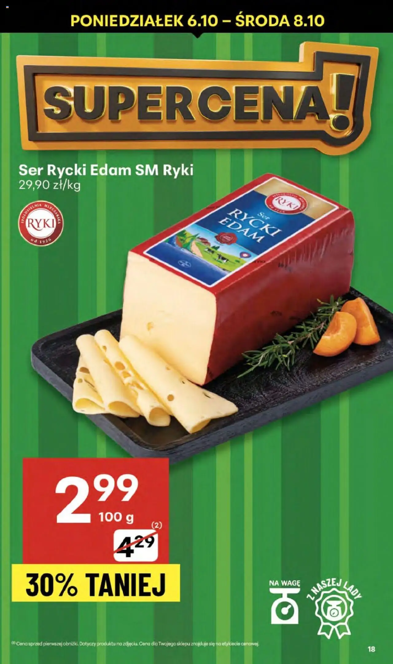 Delikatesy Centrum Gazetka od 02.10.2025 | Strona: 18 | Produkty: Ser