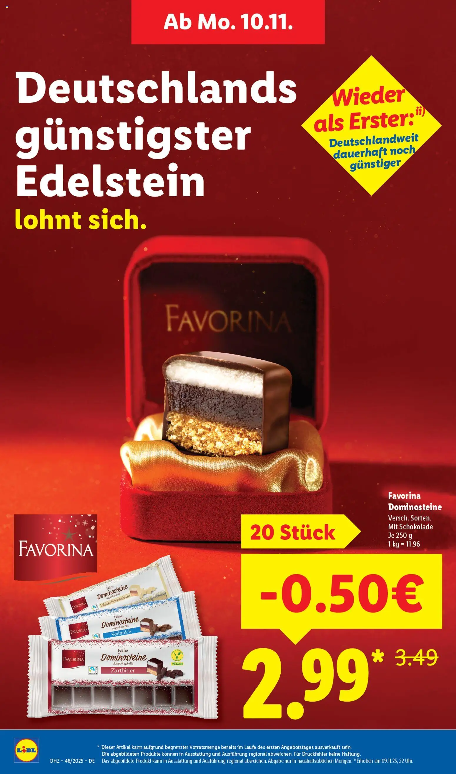 Lidl Prospekt Hilders – gültig ab 10.11.2025 | Seite: 12 | Produkte: Schokolade