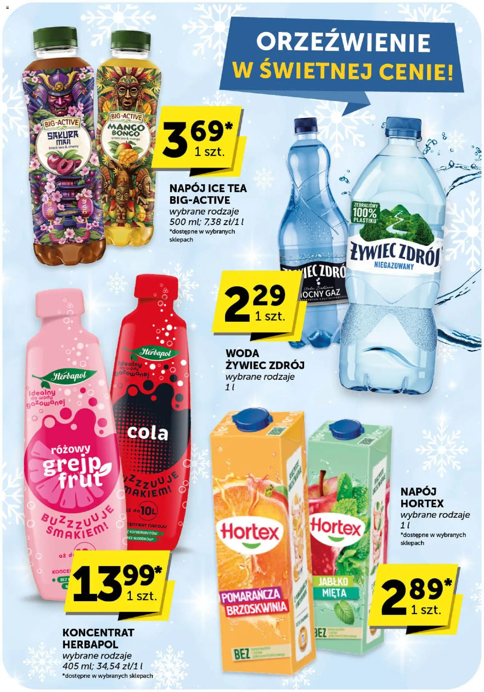 Euro Sklep Gazetka od 22.01.2026 | Strona: 25 | Produkty: Mango, Brzoskwinia, Ice Tea, Woda