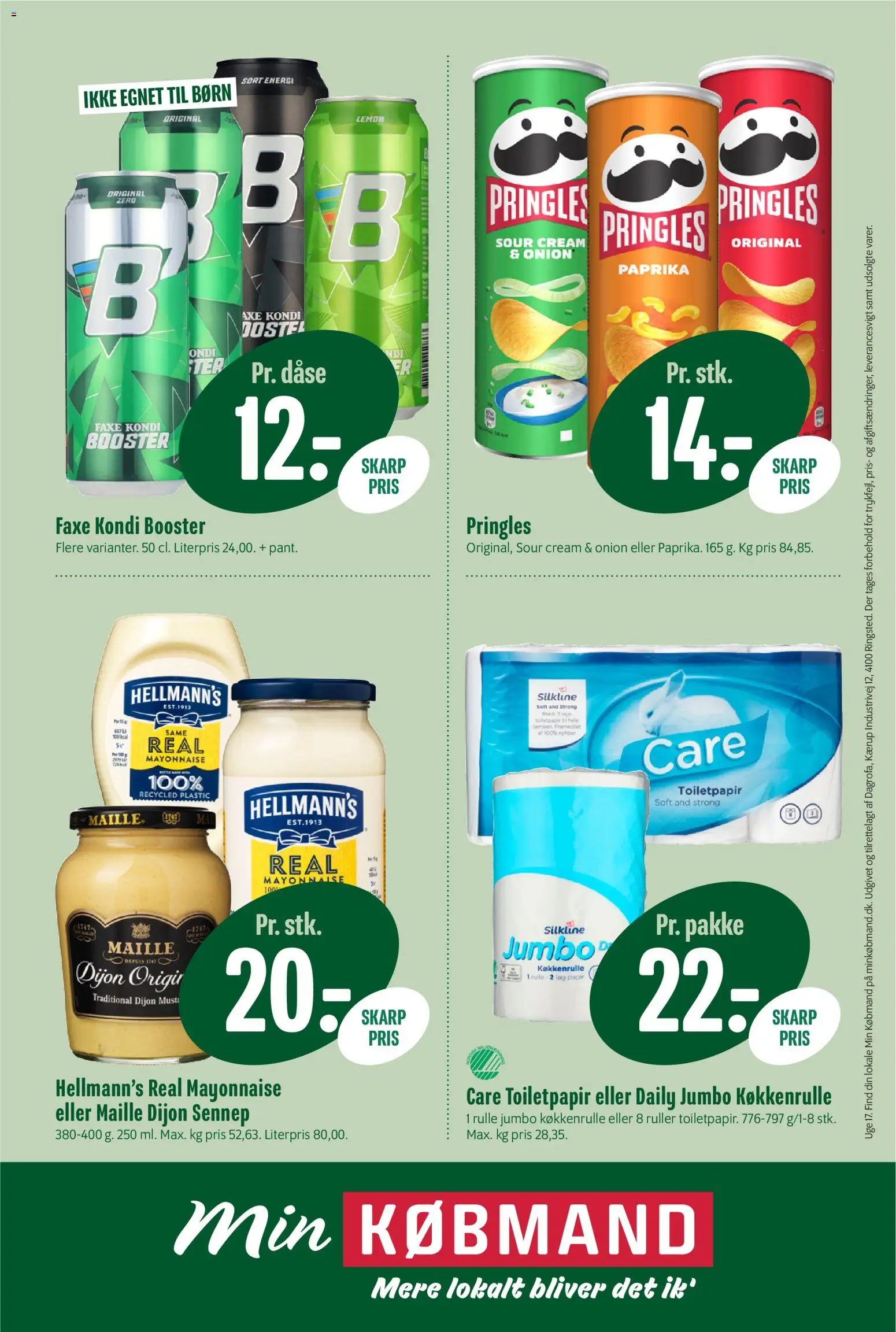 Min Købmand tilbudsavis – gyldig fra 17.04.2026 | Side: 8 | Produkter: Sennep, Faxe Kondi, Paprika