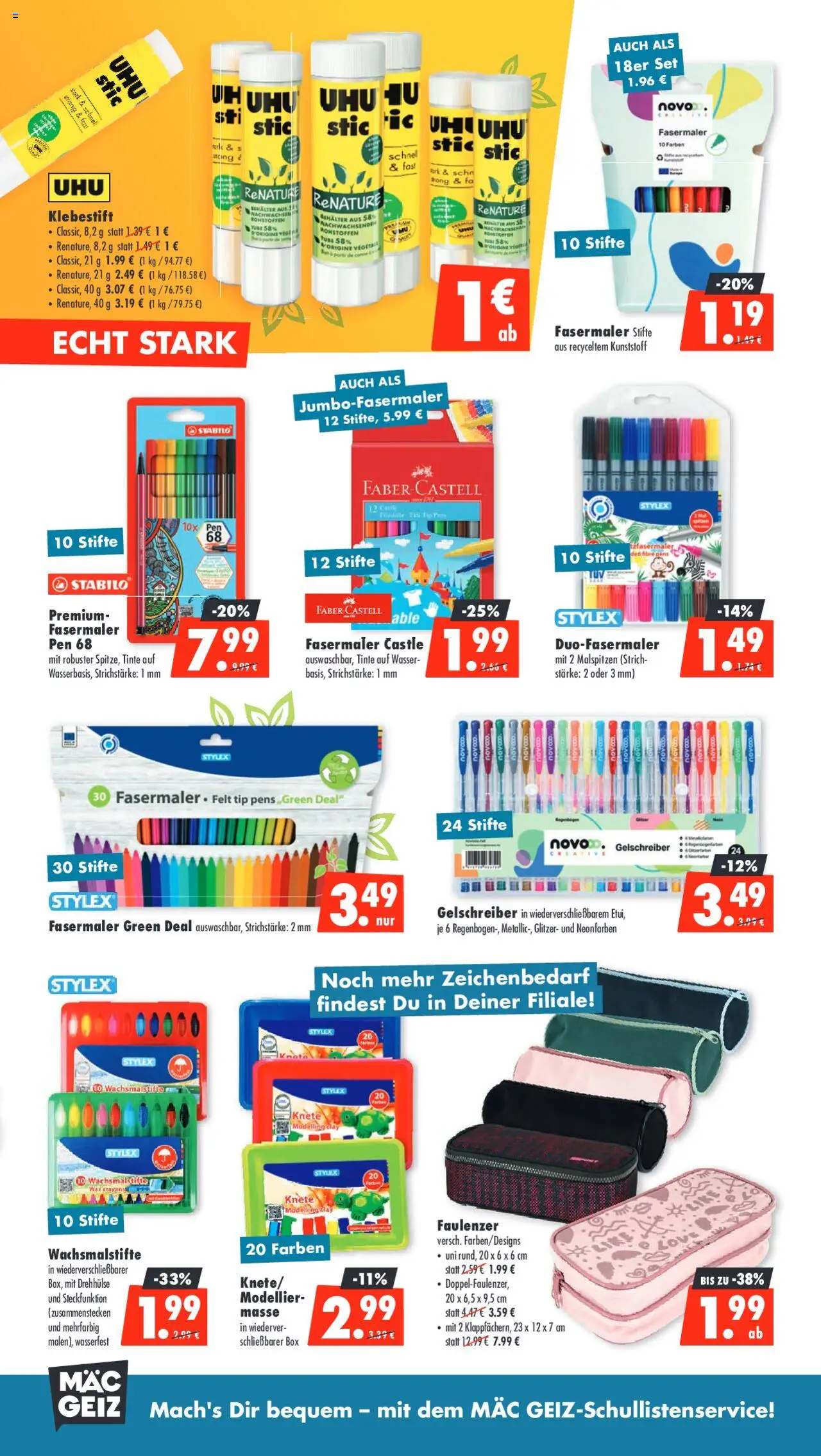 Mäc Geiz Schulaktion - gültig ab dem 01.09.2025 | Seite: 4 | Produkte: Box, Wasser