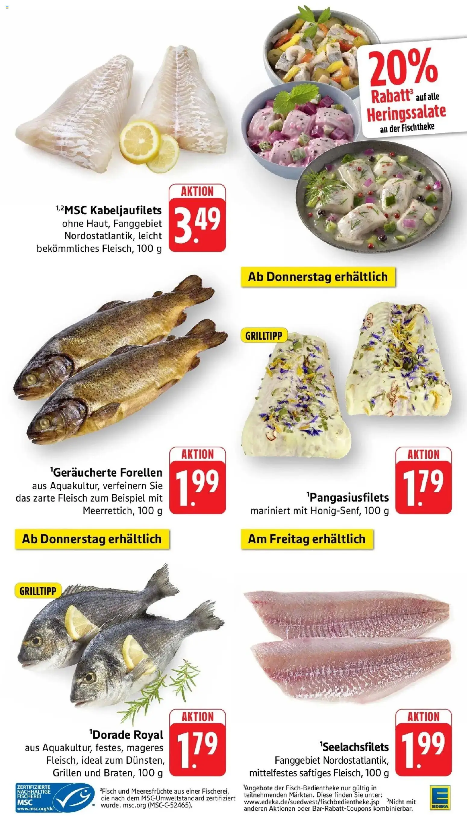 Edeka prospekt Göppingen-Ursenwang	 – gültig ab 19.04.2026 | Seite: 13 | Produkte: Meeresfrüchte, Fleisch