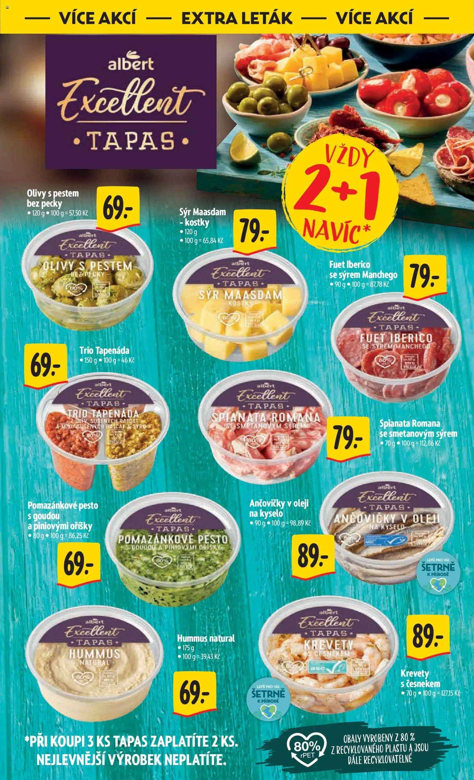 Albert leták - Hypermarket od 26.11.2025 | Strana: 52 | Produkty: Sýr, Oříšky, Pesto, Fuet