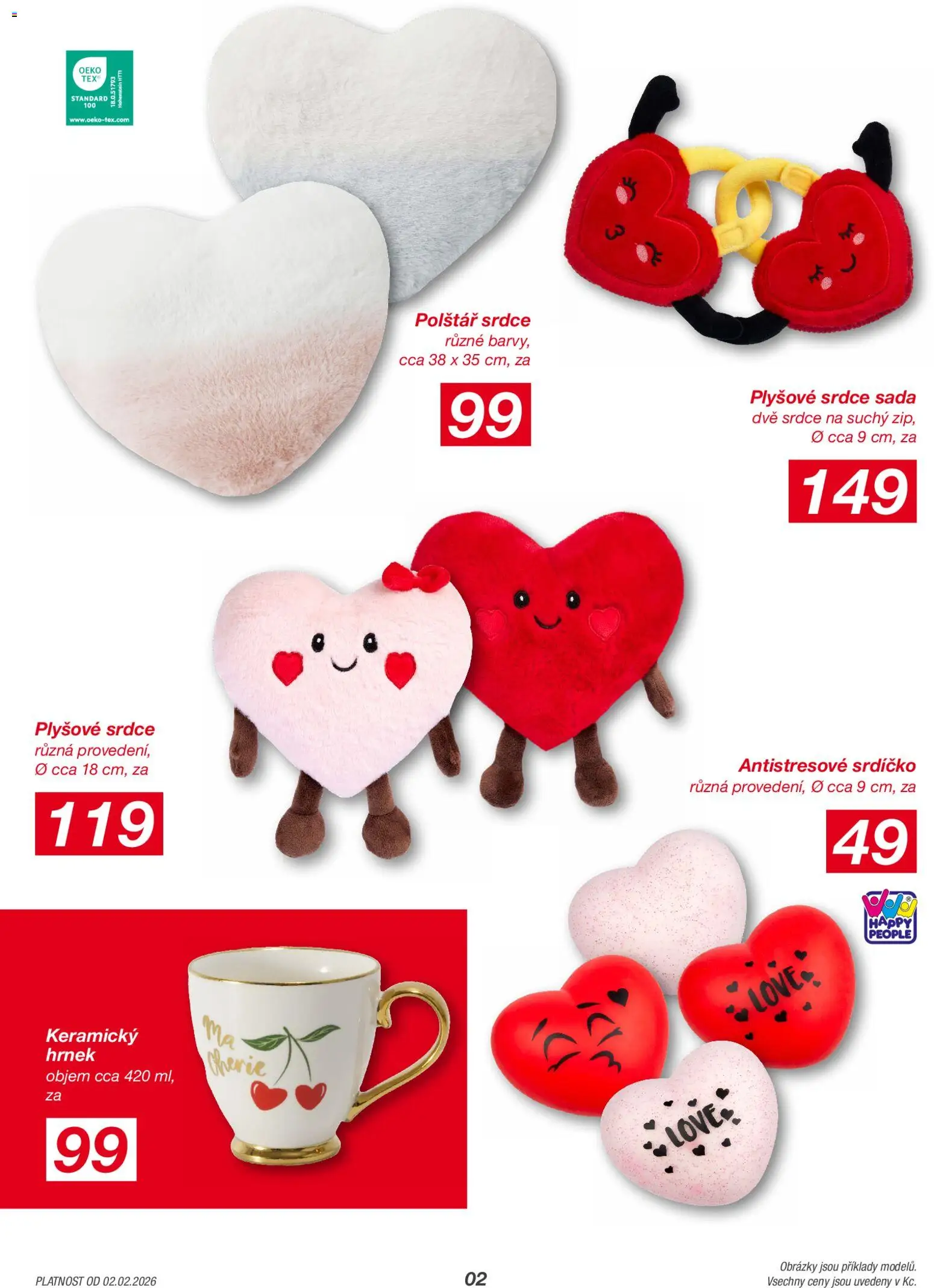 Kik leták od 02.02.2026 | Strana: 2 | Produkty: Hrnek, Polštář