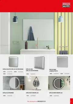 Vista previa Brico Depôt Baños válido desde el 02.03.2026 | Página: 13 | Productos: Espejo