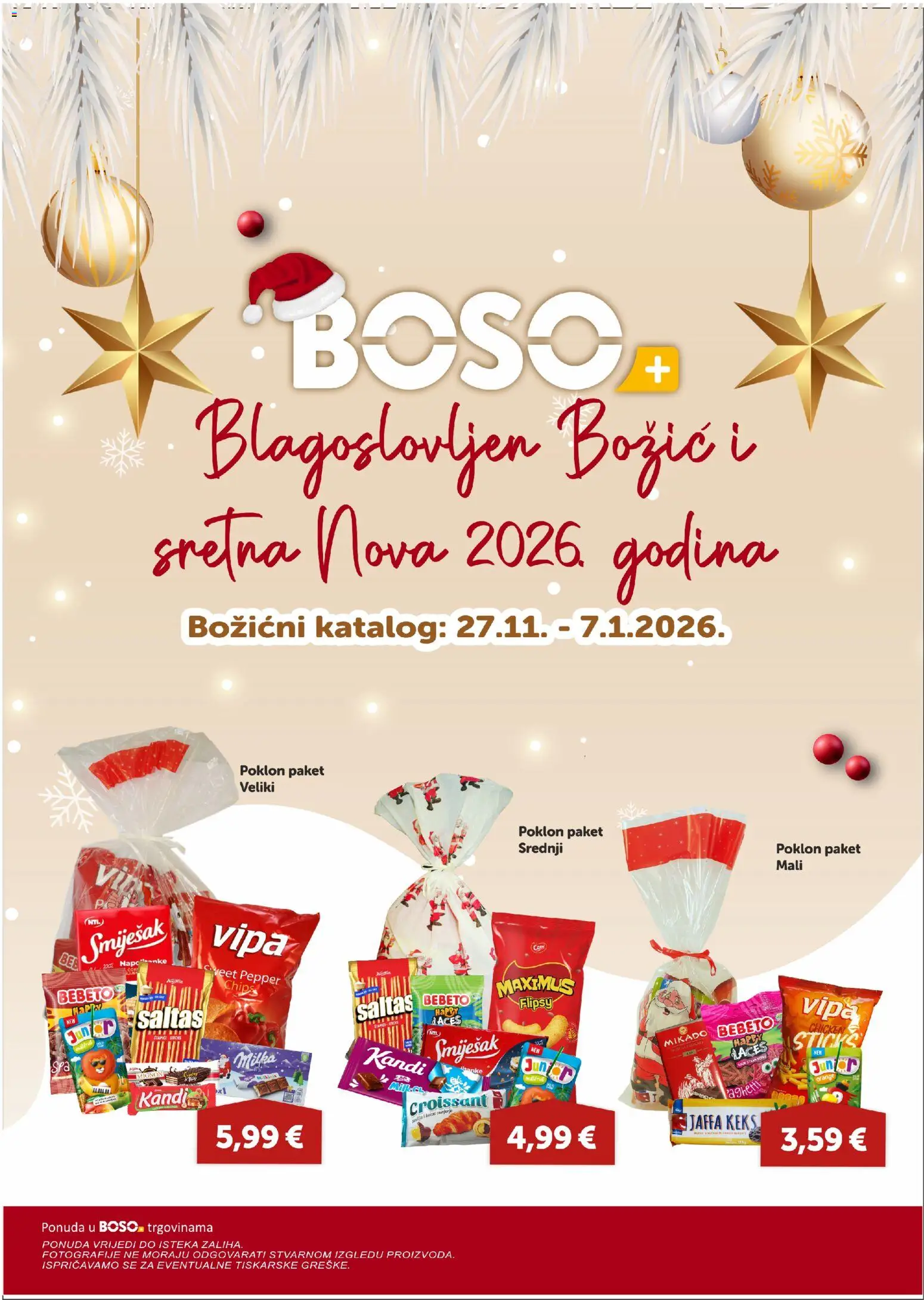Boso katalog | vrijedi od 27.11.2025 | Stranica: 1 | Proizvodi: Keks, Štapići
