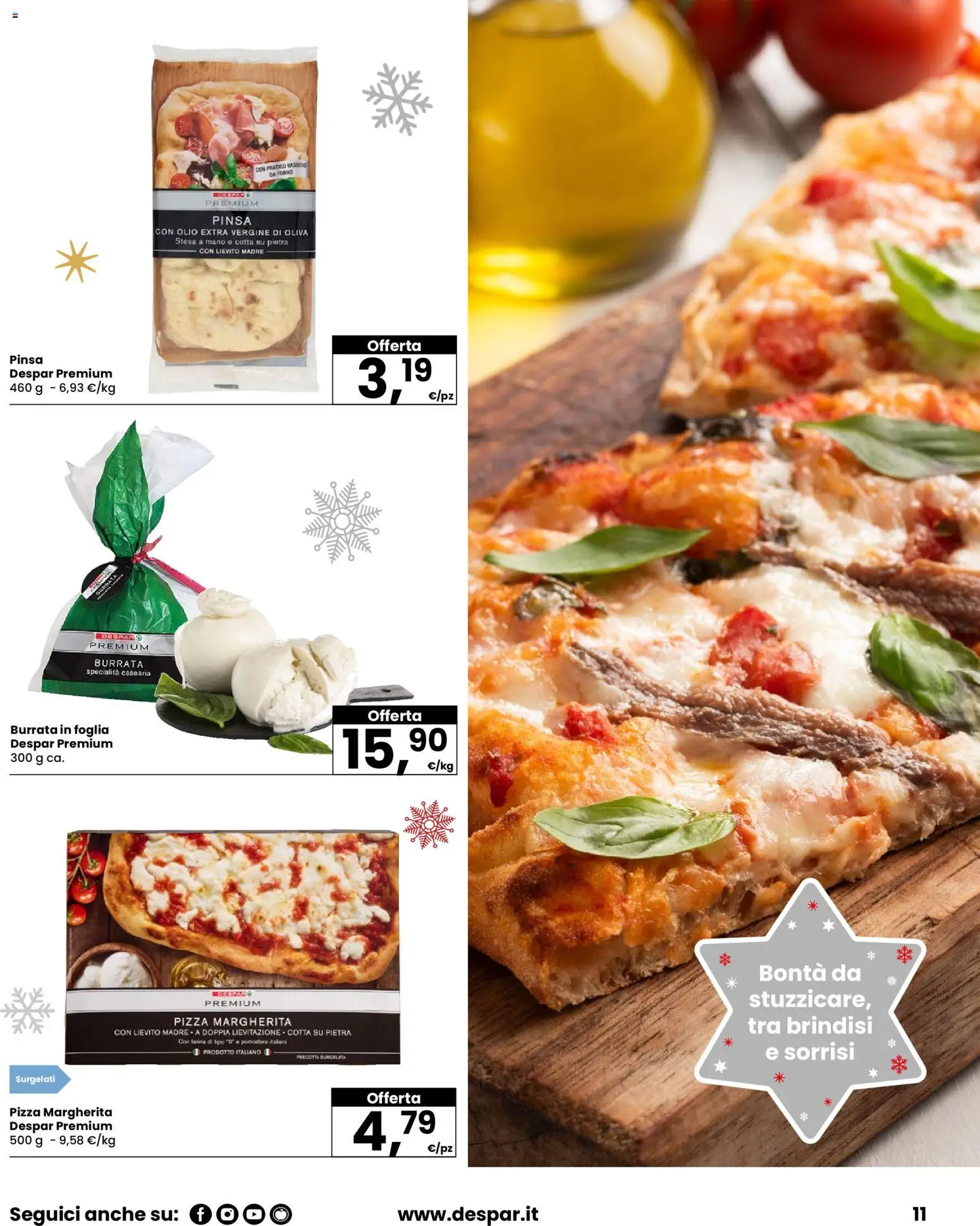 Volantino Despar del 04.12.2025 | Pagina: 11 | Prodotti: Pomodoro, Olio, Olio extra vergine, Vassoio