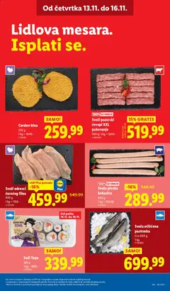 Sveža očišćena pastrmka, Cca 600 g - pregled Lidl kataloga - važi od 13.11.2025 | Strana: 7