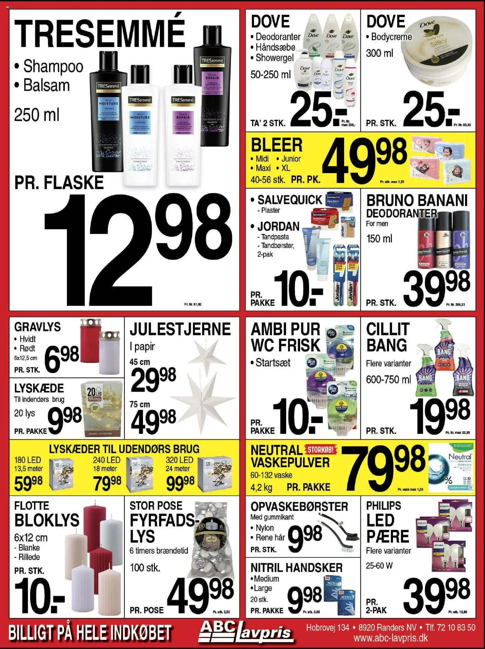 Abc Lavpris tilbudsavis – gyldig fra 19.11.2025 | Side: 8 | Produkter: Shampoo, Balsam, Vaskepulver, Handsker