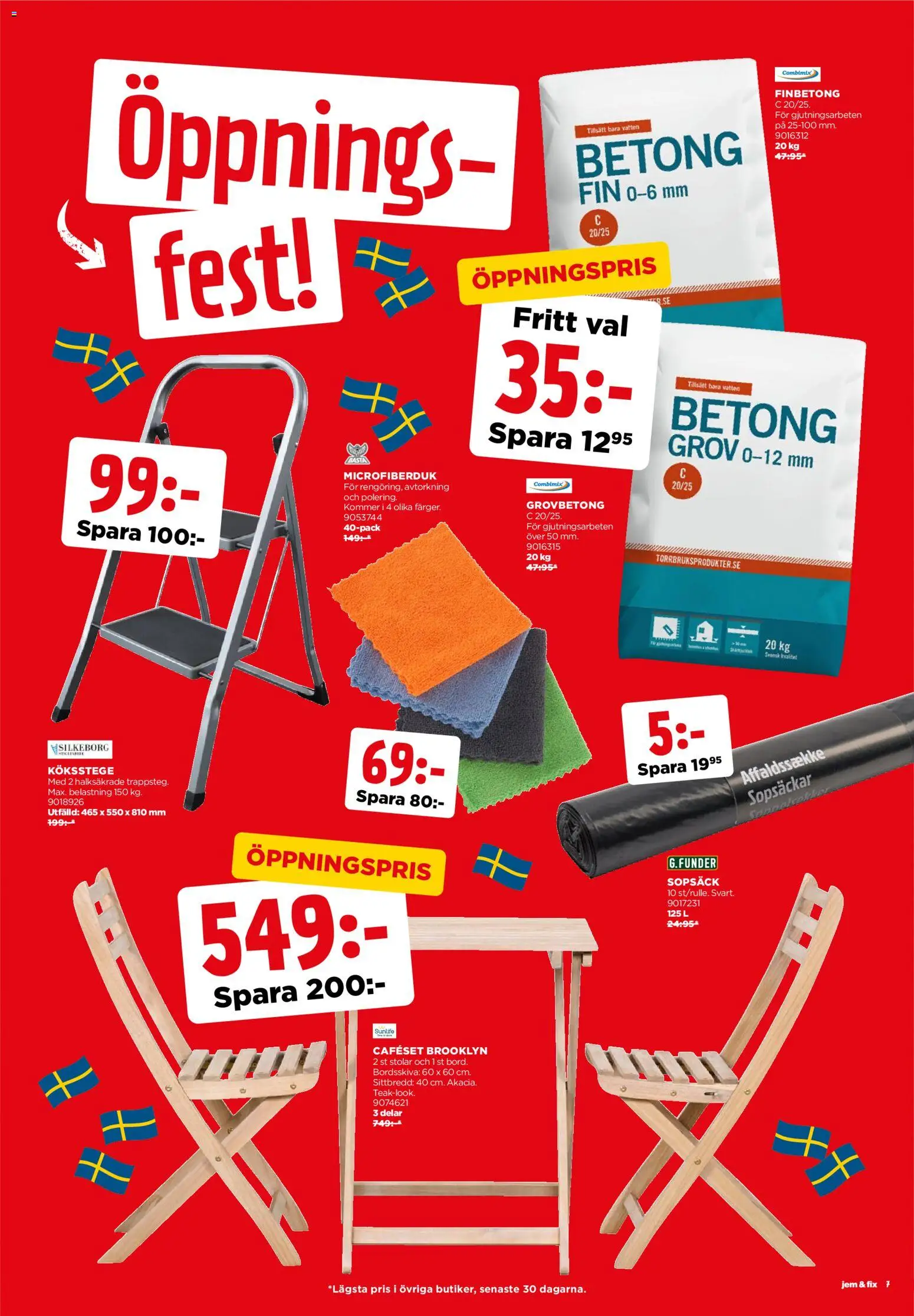 Jem & Fix reklamblad aktuell från 22.04.2026 | Sida: 7 | Produkter: Microfiberduk