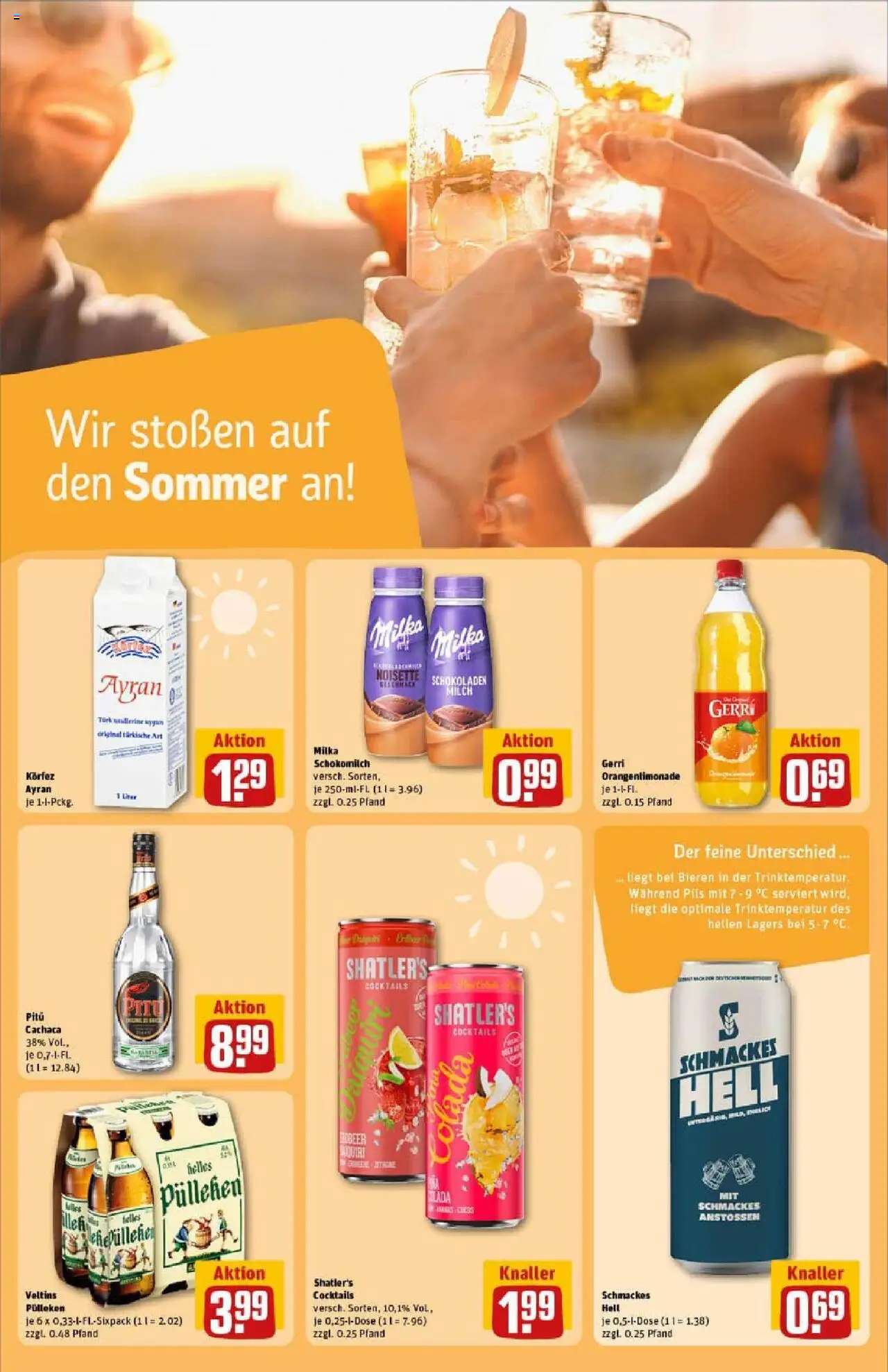 Rewe prospekt Bergneustadt	 - gültig ab dem 06.07.2025 | Seite: 19 | Produkte: Milch, Veltins pulleken, Milka, Veltins