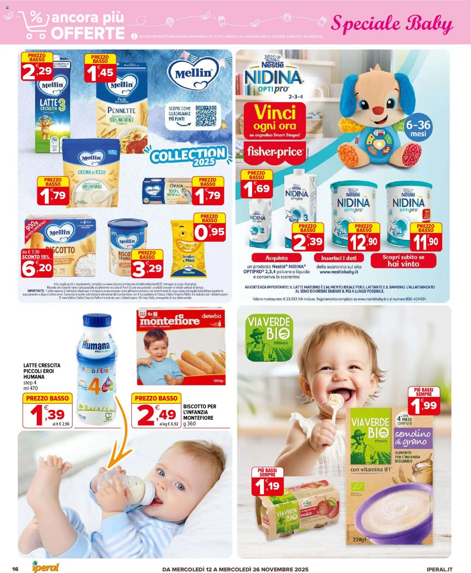 Volantino Iperal del 12.11.2025 | Pagina: 16 | Prodotti: Crema, Riso, Orata, Pasta
