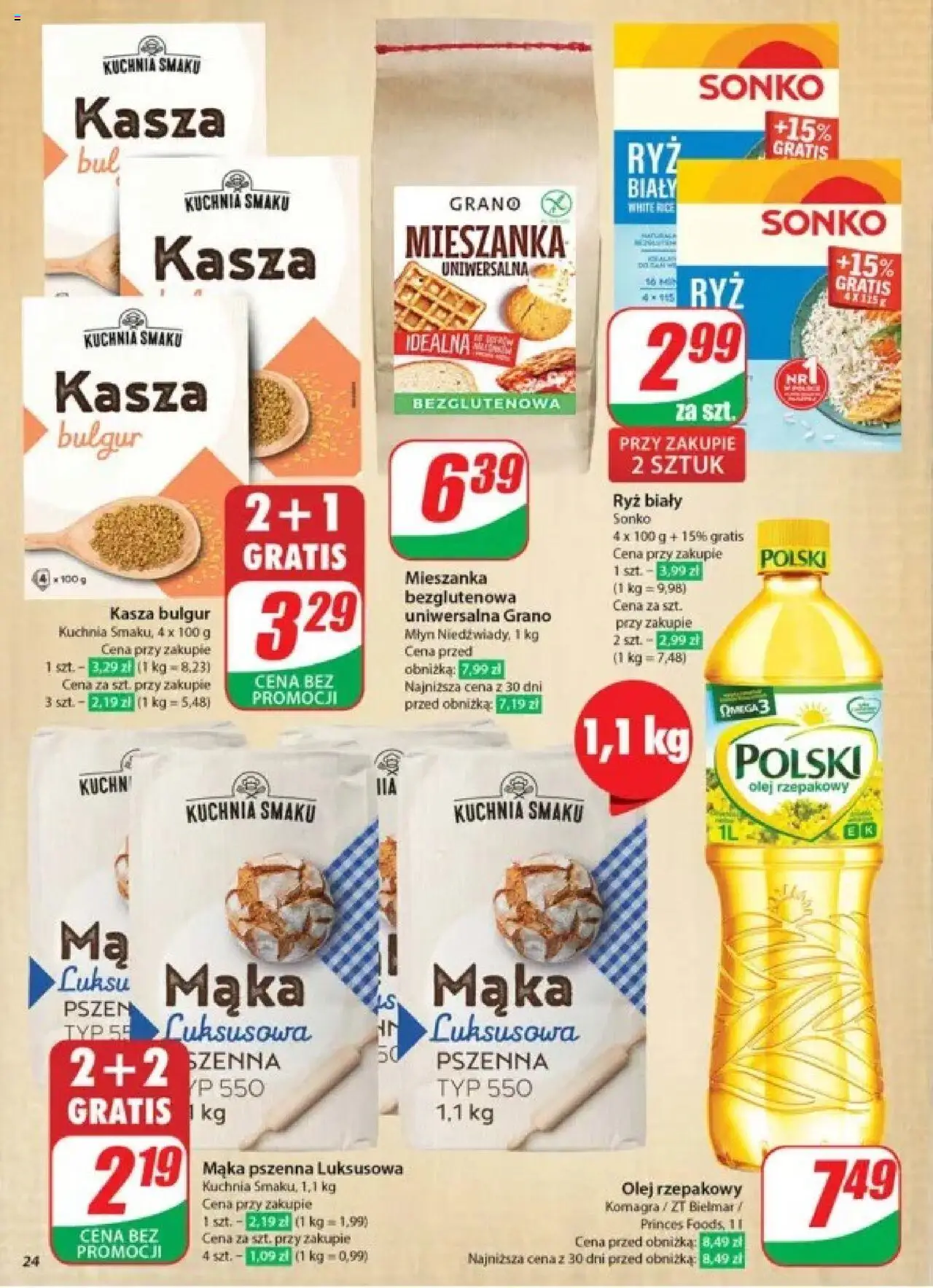 Dino Gazetka od 28.05.2025 | Strona: 24 | Produkty: Bulgur, Olej, Ryż, Kasza bulgur