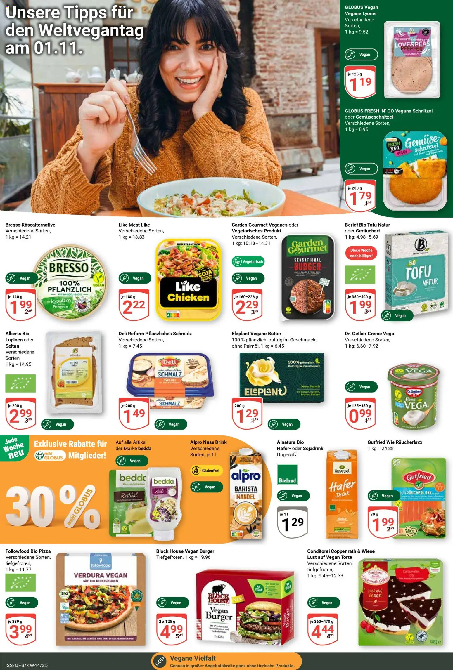 Globus Prospekt 	 – gültig ab 27.10.2025 | Seite: 13 | Produkte: Creme, Gemüse, Brokkoli, Like meat