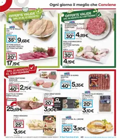 Volantino COOP del 21.08.2025 | Pagina: 3 | Prodotti: Pollo, Suino, Salsiccia, Tonno