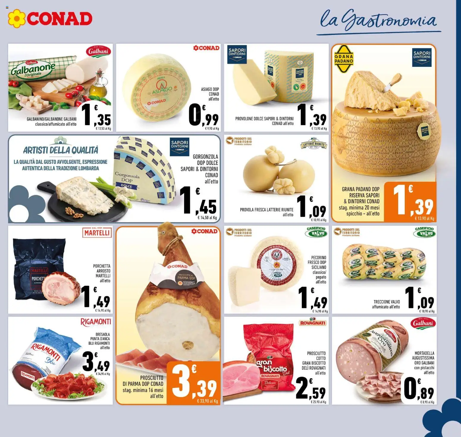 Volantino Conad del 25.02.2026 | Pagina: 9 | Prodotti: Porchetta, Prosciutto Cotto, Bresaola, Mortadella
