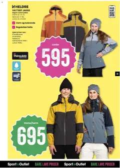 Forhåndsvisning av Sport Outlet kundeavis gyldig fra 14.10.2025 | Side: 23 | Produkter: Jakke