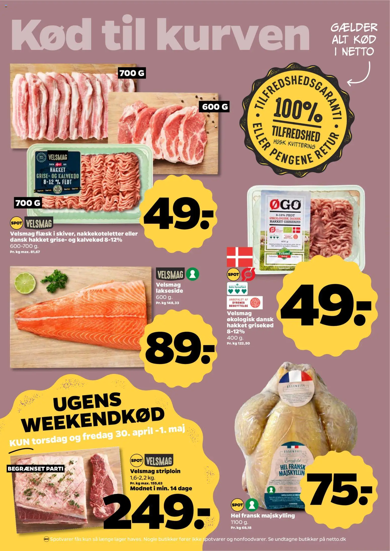 🛍️ Netto - Tilbudsavis uge 18 fra 25/04/2026 » Se eksklusive tilbud og spar penge i dag! 💰 | Danmark